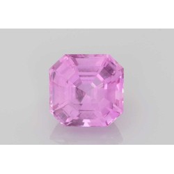 Szafir Asscher, 4.15 ct, PINK, GIA 2225753372