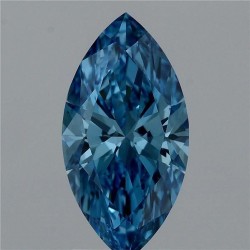 Diament laboratoryjny o barwie fantazyjnej markiza, Blue Fancy_Vivid, 2.15ct, VVS2, Fancy Vivid Blue, IGI LG719514350