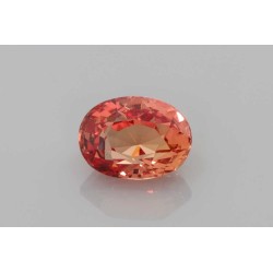 Szafir szlif owalny, 1.24 ct, ORANGE, GIA 6452905390