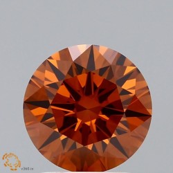 Diament laboratoryjny o barwie fantazyjnej szlif okrągły, Orange Fancy_Vivid, 2ct, VVS2, Fancy Vivid Orange, IGI LG623481809