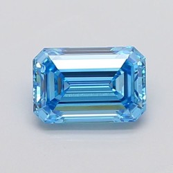 Diament laboratoryjny o barwie fantazyjnej szlif szmaragdowy, Blue Fancy_Vivid, 1.82ct, VVS2, Fancy Vivid Blue, IGI LG723558031