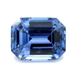 Szafir szlif szmaragdowy, 2.76 ct, BLUE, GIA 7501443268