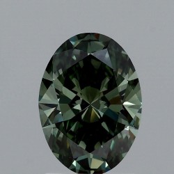 Diament laboratoryjny o barwie fantazyjnej szlif owalny, Green Fancy_Vivid, 1.62ct, VVS2, Fancy Vivid Green, IGI LG711525998
