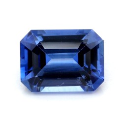 Szafir szlif szmaragdowy, 1.5 ct, BLUE, GIA 2536374294