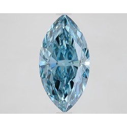 Diament laboratoryjny o barwie fantazyjnej markiza, Blue Fancy_Vivid, 2.59ct, VVS2, Fancy Vivid Blue, IGI LG737503684