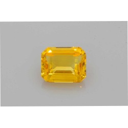 Szafir szlif szmaragdowy, 3.02 ct, YELLOW, GIA 6223287457