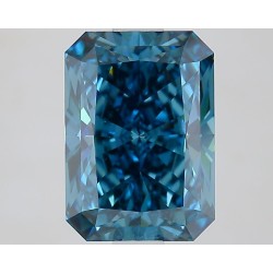Diament laboratoryjny o barwie fantazyjnej radiant, Blue Fancy_Vivid, 2.1ct, VVS2, Fancy Vivid Blue, IGI LG723539384