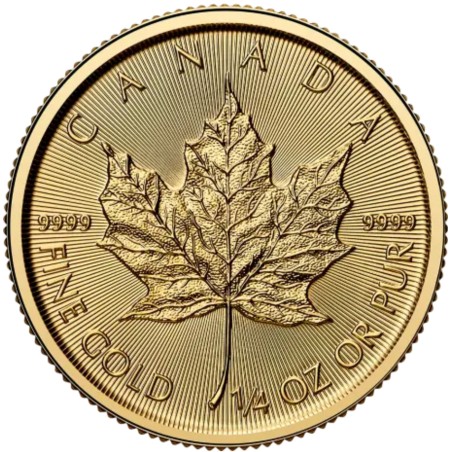 Złota Moneta 1/4 uncji Liść Klonu 2026 r