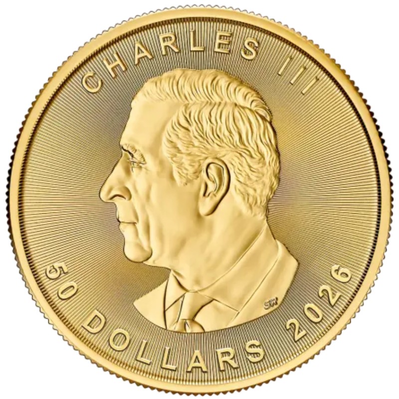 Złota moneta 1 uncja Liść Klonu 2026 r Złota moneta 1 uncja Liść Klonu 2026 r