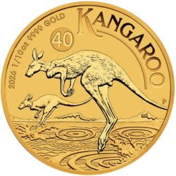Złota moneta 1/10 uncji Australijski Kangur 2026 r