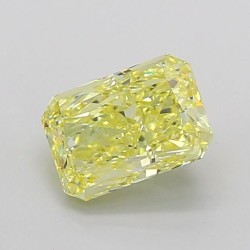 Diament laboratoryjny o barwie fantazyjnej radiant, Yellow Fancy_Intense, 1.42ct, VVS2, Fancy Intense Yellow, IGI LG734511710