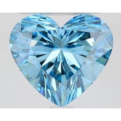 Diament laboratoryjny o barwie fantazyjnej serce, Blue Fancy_Vivid, 2.73ct, VVS2, Fancy Vivid Blue, IGI LG735559550