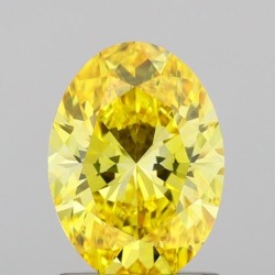 Diament laboratoryjny o barwie fantazyjnej szlif owalny, Yellow Fancy_Vivid, 1.03ct, VVS2, Fancy Vivid Yellow, IGI LG691540000