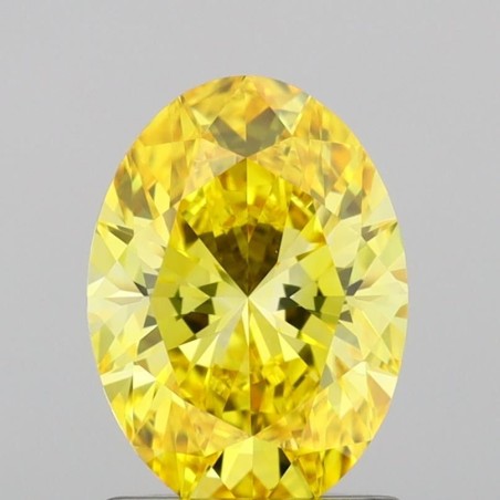Diament laboratoryjny o barwie fantazyjnej szlif owalny, Yellow Fancy_Vivid, 1.03ct, VVS2, Fancy Vivid Yellow, IGI LG691540000