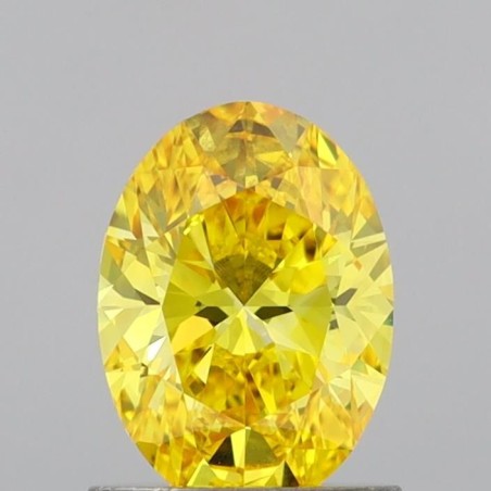 Diament laboratoryjny o barwie fantazyjnej szlif owalny, Yellow Fancy_Vivid, 1ct, VVS1, Fancy Vivid Yellow, IGI LG691539999