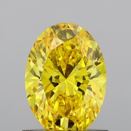 Diament laboratoryjny o barwie fantazyjnej szlif owalny, Yellow Fancy_Vivid, 1ct, VVS2, Fancy Vivid Yellow, IGI LG691539982