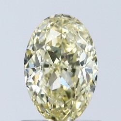 Diament laboratoryjny o barwie fantazyjnej szlif owalny, Yellow Fancy_Light, 1.04ct, VVS2, Fancy Light Yellow, IGI LG681513263