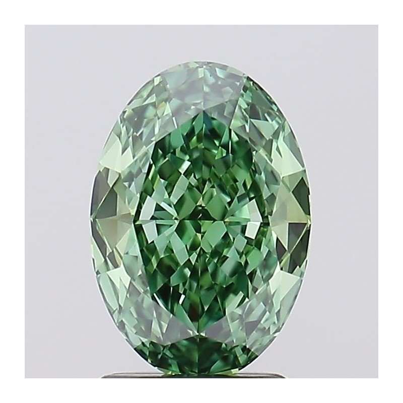 Diament laboratoryjny o barwie fantazyjnej szlif owalny, Green Fancy_Vivid, 2.05ct, VVS2, Fancy Vivid Green, IGI LG750502823