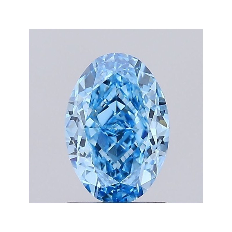 Diament laboratoryjny o barwie fantazyjnej szlif owalny, Blue Fancy_Vivid, 1.29ct, VVS2, Fancy Vivid Blue, IGI LG747526315