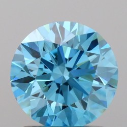 Diament laboratoryjny o barwie fantazyjnej szlif okrągły, Blue Fancy_Vivid, 1.44ct, VVS2, Fancy Vivid Blue, IGI LG719551250