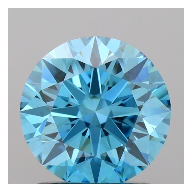 Diament laboratoryjny o barwie fantazyjnej szlif okrągły, Blue Fancy_Vivid, 1.47ct, VVS2, Fancy Vivid Blue, IGI LG719551204