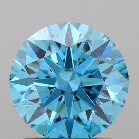 Diament laboratoryjny o barwie fantazyjnej szlif okrągły, Blue Fancy_Vivid, 1.47ct, VVS2, Fancy Vivid Blue, IGI LG719551204