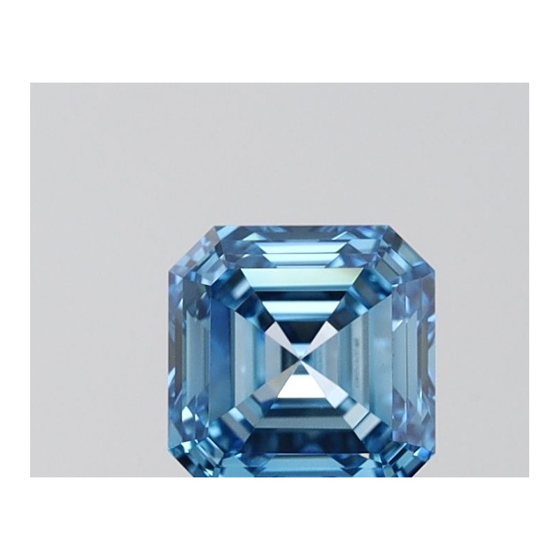 Diament laboratoryjny o barwie fantazyjnej Asscher, Blue Fancy_Vivid, 1ct, VVS2, Fancy Vivid Blue, IGI LG747525617