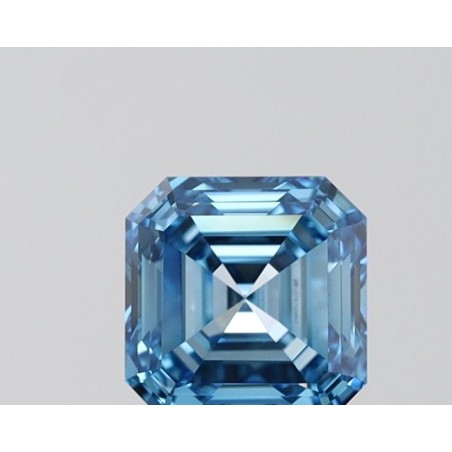 Diament laboratoryjny o barwie fantazyjnej Asscher, Blue Fancy_Vivid, 1ct, VVS2, Fancy Vivid Blue, IGI LG747525617