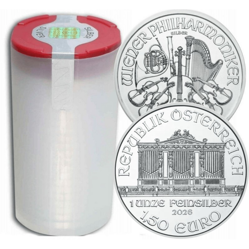 Srebrna moneta 1 uncja x 20 Wiedeński Filharmonik 2026 r