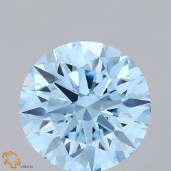 Diament laboratoryjny o barwie fantazyjnej szlif okrągły, Blue Fancy_Vivid, 2.34ct, VVS2, Fancy Vivid Blue, IGI LG610317813