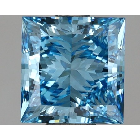 Diament laboratoryjny o barwie fantazyjnej szlif princess, Blue Fancy_Vivid, 1.5ct, VVS2, Fancy Vivid Blue, IGI LG695503185
