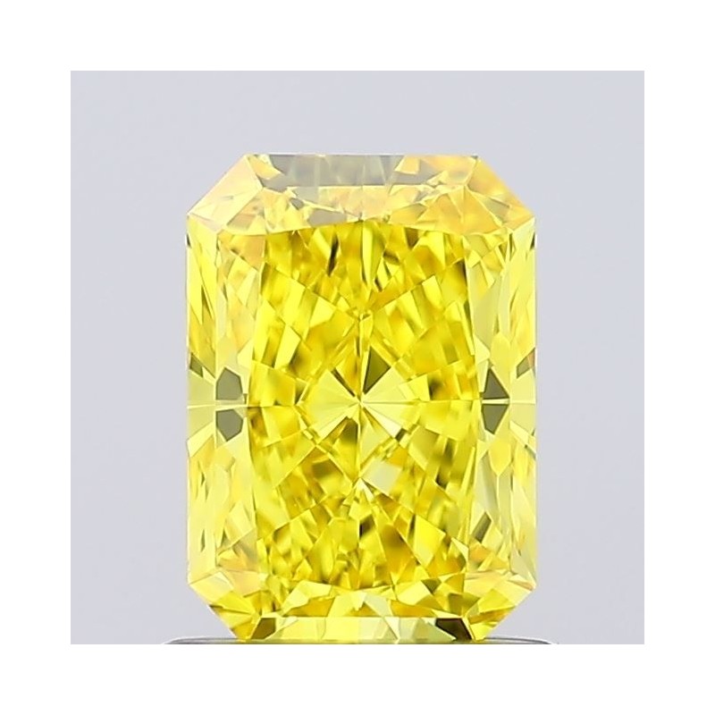 Diament laboratoryjny o barwie fantazyjnej radiant, Yellow Fancy_Vivid, 1ct, VVS2, Fancy Vivid Yellow, IGI LG650494778