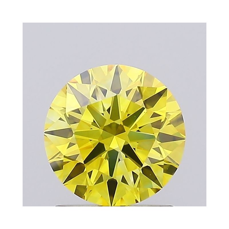 Diament laboratoryjny o barwie fantazyjnej szlif okrągły, Yellow Fancy_Vivid, 1.06ct, VVS1, Fancy Vivid Yellow, IGI LG650486217