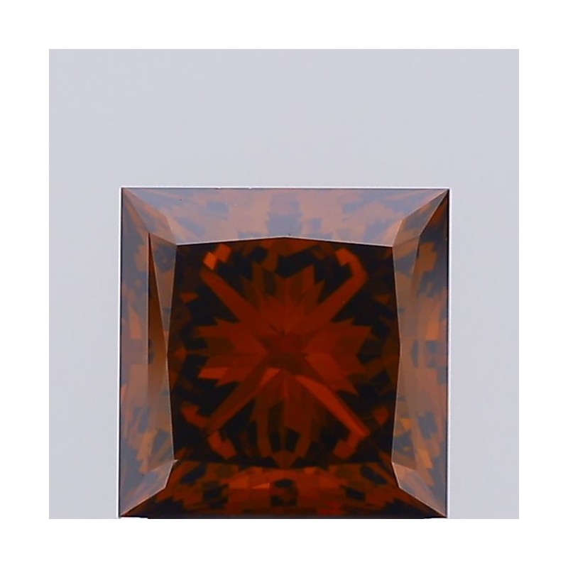 Diament laboratoryjny o barwie fantazyjnej szlif princess, Orange Fancy_Deep, 1.54ct, VVS2, Fancy Deep Orange, IGI LG650486220