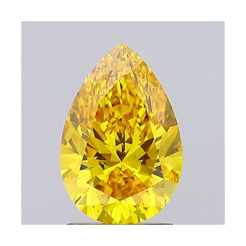 Diament laboratoryjny o barwie fantazyjnej szlif gruszkowy, Yellow Fancy_Vivid, 1.5ct, VVS1, Fancy Vivid Yellow, IGI LG649425552