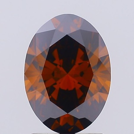 Diament laboratoryjny o barwie fantazyjnej szlif owalny, Orange Fancy_Deep, 1.55ct, VVS2, Fancy Deep Orange, IGI LG650486221
