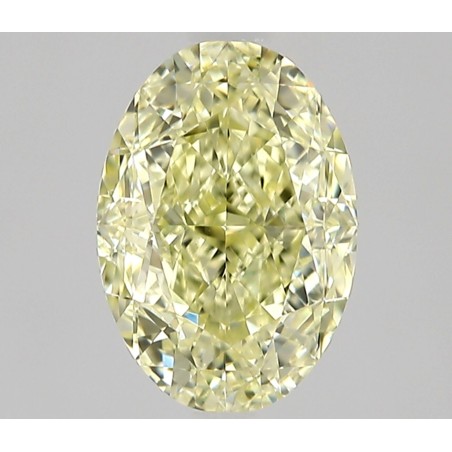 Diament o barwie fantazyjnej szlif owalny, 1.02ct, VS1, Fancy Light Yellow, GIA 7532330744