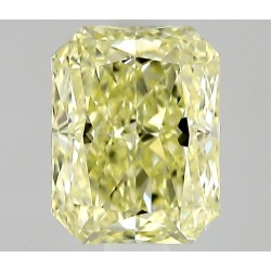 Diament o barwie fantazyjnej radiant, 0.51ct, VVS1, Fancy Light Yellow, GIA 1539531747
