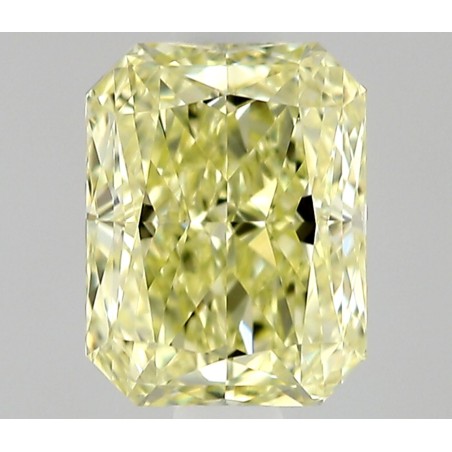 Diament o barwie fantazyjnej radiant, 0.51ct, VVS1, Fancy Light Yellow, GIA 1539531747