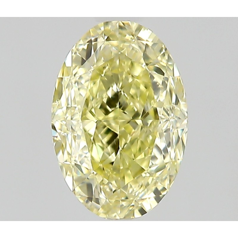 Diament o barwie fantazyjnej szlif owalny, 0.61ct, VS1, Fancy Light Yellow, GIA 7536589562 Diament o barwie fantazyjnej szlif owalny, 0.61ct, VS1, Fancy Light Yellow, GIA 7536589562