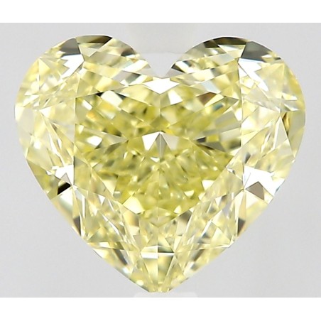 Diament o barwie fantazyjnej serce, 1.21ct, VVS2, Fancy Yellow, GIA 5536651550