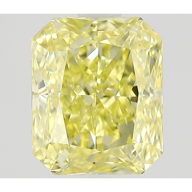Diament o barwie fantazyjnej radiant, 0.6ct, VVS1, Fancy Yellow, GIA 1537763368