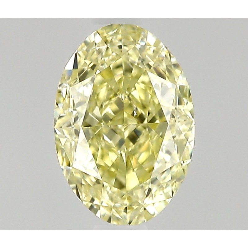 Diament o barwie fantazyjnej szlif owalny, 0.51ct, VS2, Fancy Yellow, GIA 1539646678