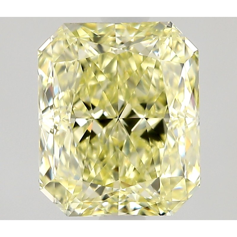 Diament o barwie fantazyjnej radiant, 1.07ct, VVS2, Fancy Light Yellow, GIA 1533659484