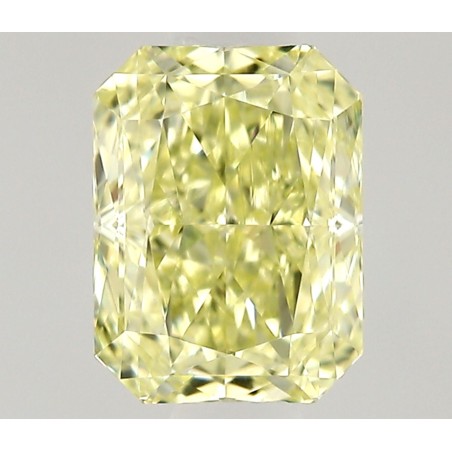 Diament o barwie fantazyjnej radiant, 0.32ct, VVS1, Fancy Light Yellow, GIA 2536882177