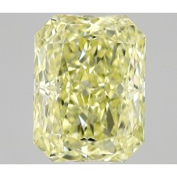 Diament o barwie fantazyjnej radiant, 0.51ct, VVS1, Fancy Light Yellow, GIA 7536657988