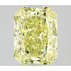 Diament o barwie fantazyjnej radiant, 0.53ct, VVS1, Fancy Light Yellow, GIA 7538686746