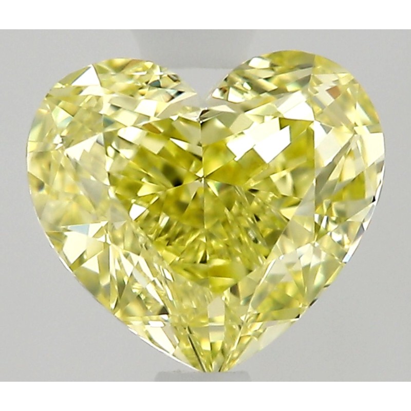 Diament o barwie fantazyjnej serce, 0.62ct, VS1, Fancy Yellow, GIA 2534646504 Diament o barwie fantazyjnej serce, 0.62ct, VS1, Fancy Yellow, GIA 2534646504