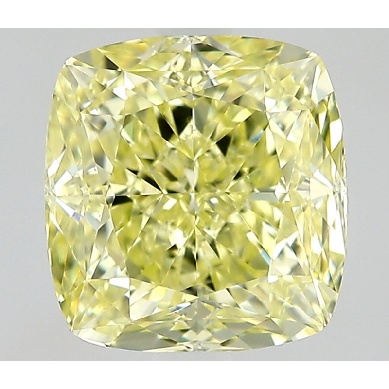 Diament o barwie fantazyjnej szlif poduszkowy modyfikowany, 1.5ct, VS1, Fancy Light Yellow, GIA 6535652477 Diament o barwie fantazyjnej szlif poduszkowy modyfikowany, 1.5ct, VS1, Fancy Light Yellow, GIA 6535652477