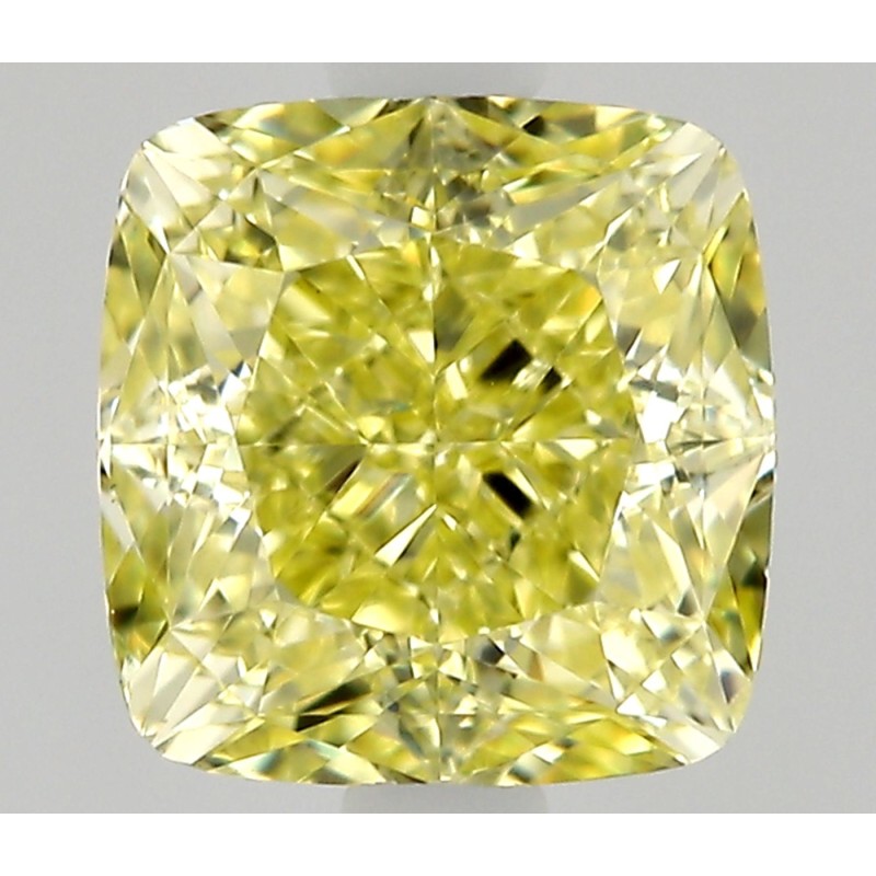 Diament o barwie fantazyjnej szlif poduszkowy modyfikowany, 0.74ct, VS1, Fancy Yellow, GIA 3535646496 Diament o barwie fantazyjnej szlif poduszkowy modyfikowany, 0.74ct, VS1, Fancy Yellow, GIA 3535646496